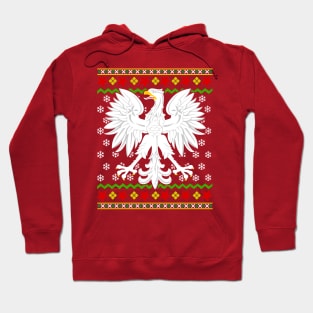 Polish Christmas Ugly Sweater Pattern Poland Polska Hoodie